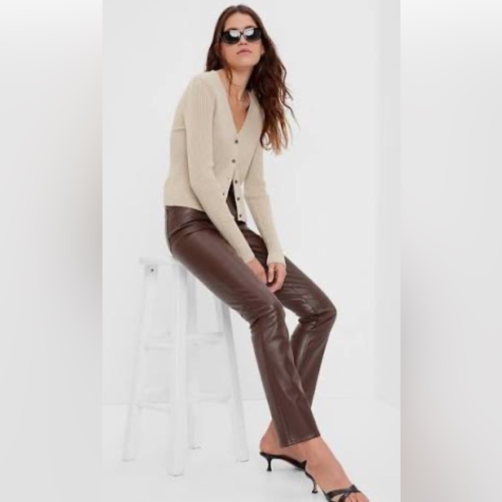 GAP Vegan Leather Pants